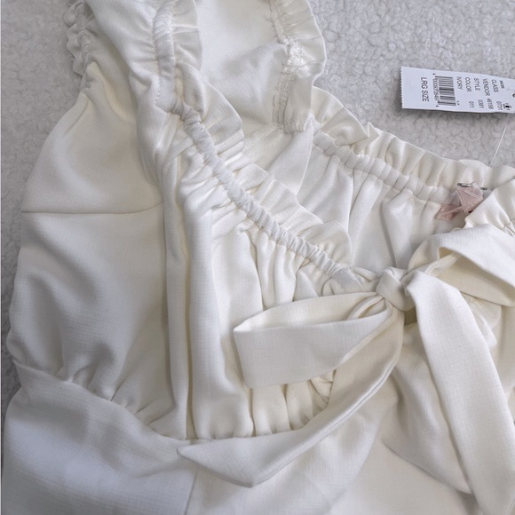 lottie moss pacsun milkmaid tie front bustier top - Picture 8 of 13